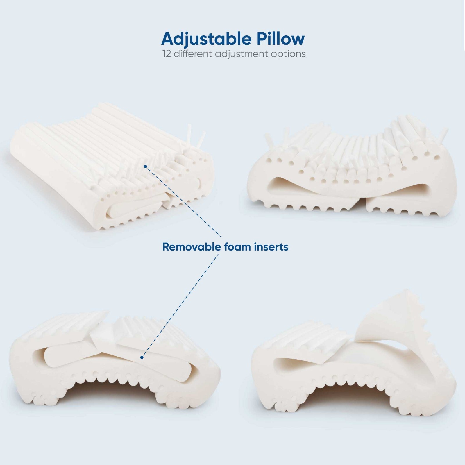 Complete Sleeprrr Original pillow memory foam - adjustable