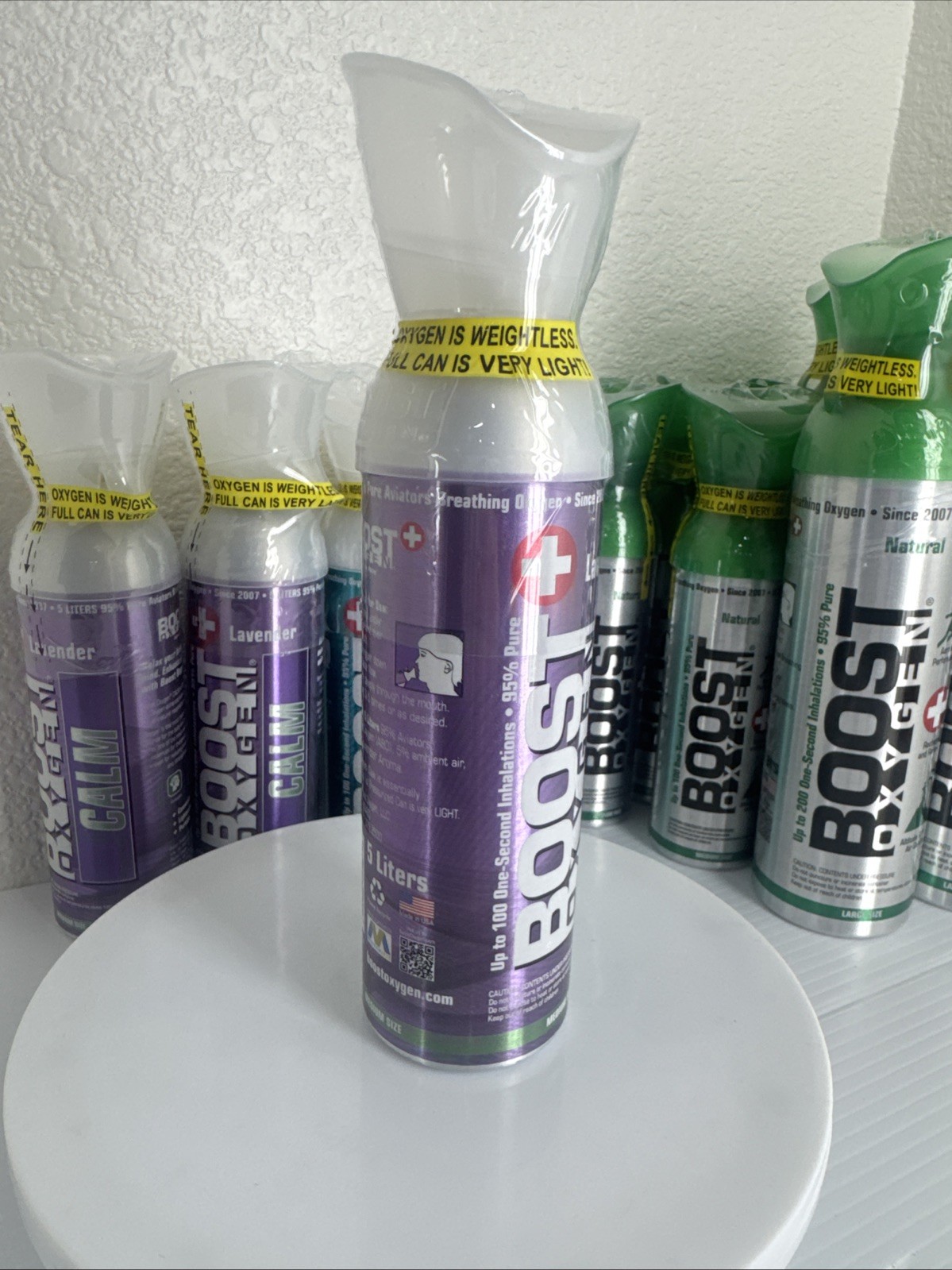 Boost Oxygen Energy Calm Lavender 5 Liter Canister Respiratory