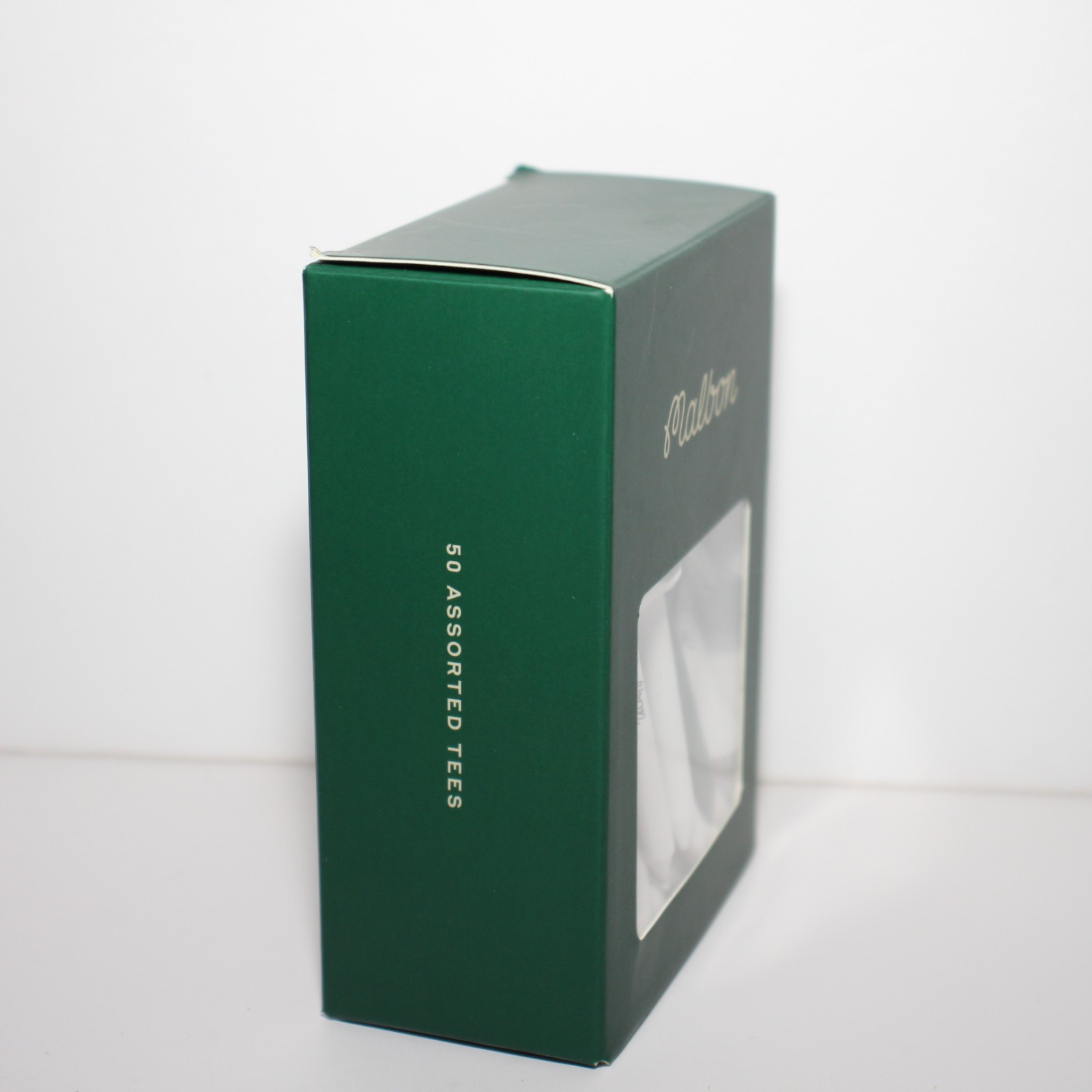 Malbon Golf Tee Pack White Green - 50 Pieces