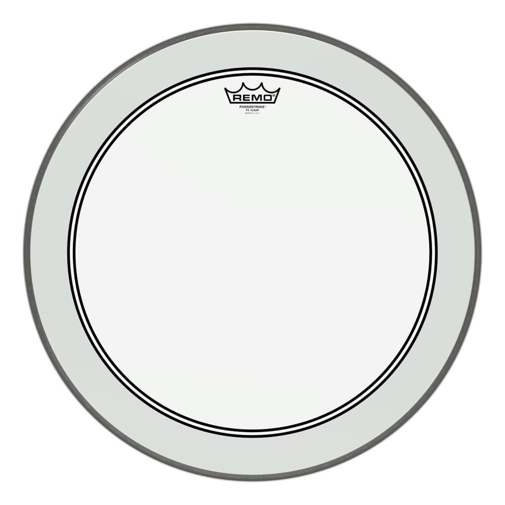 Remo Powerstroke P3 Clear Bass Drumhead 22" w/Impact Patch