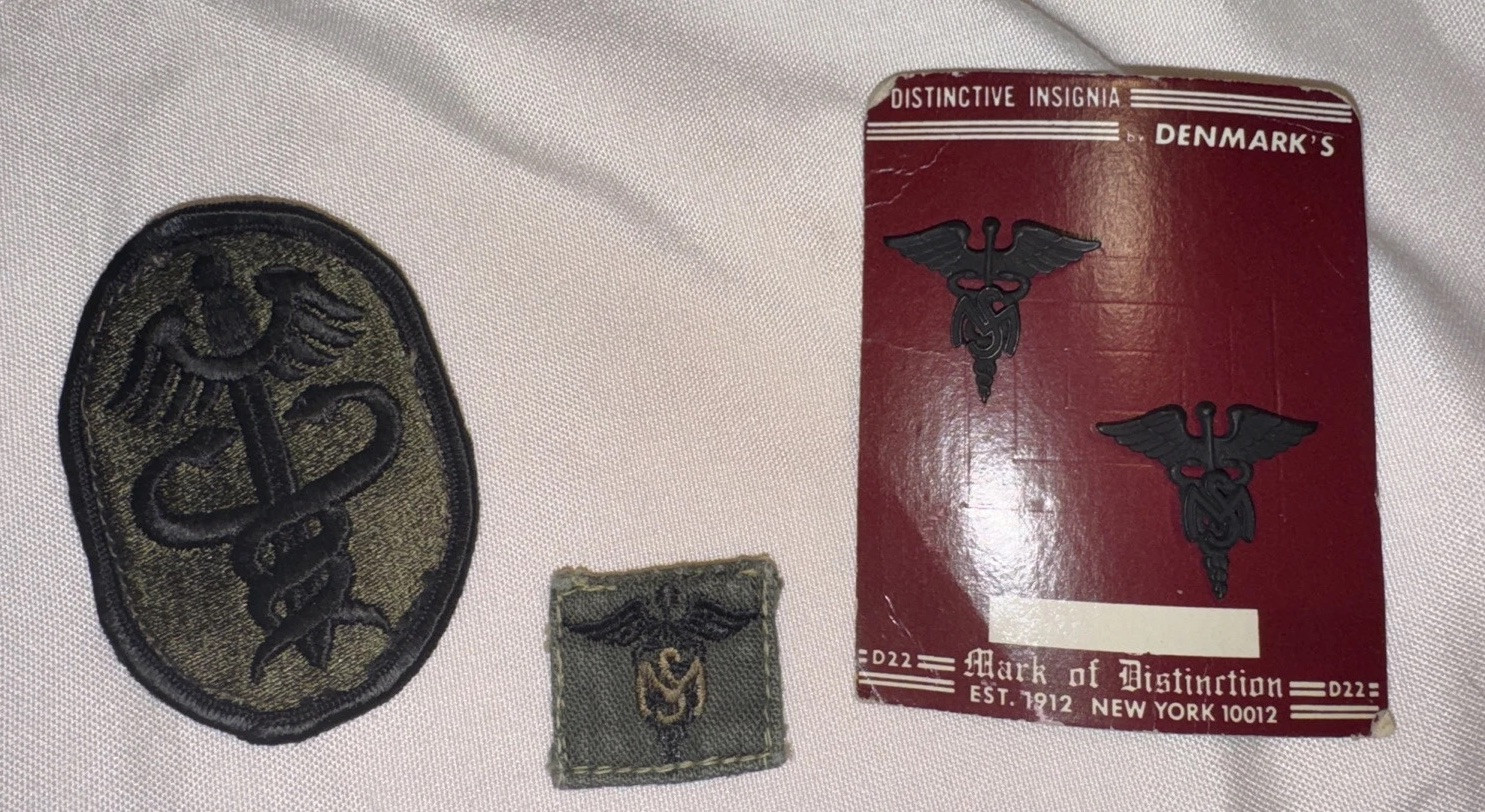 Army MEDICAL SERVICE CORPS Patches & Pins