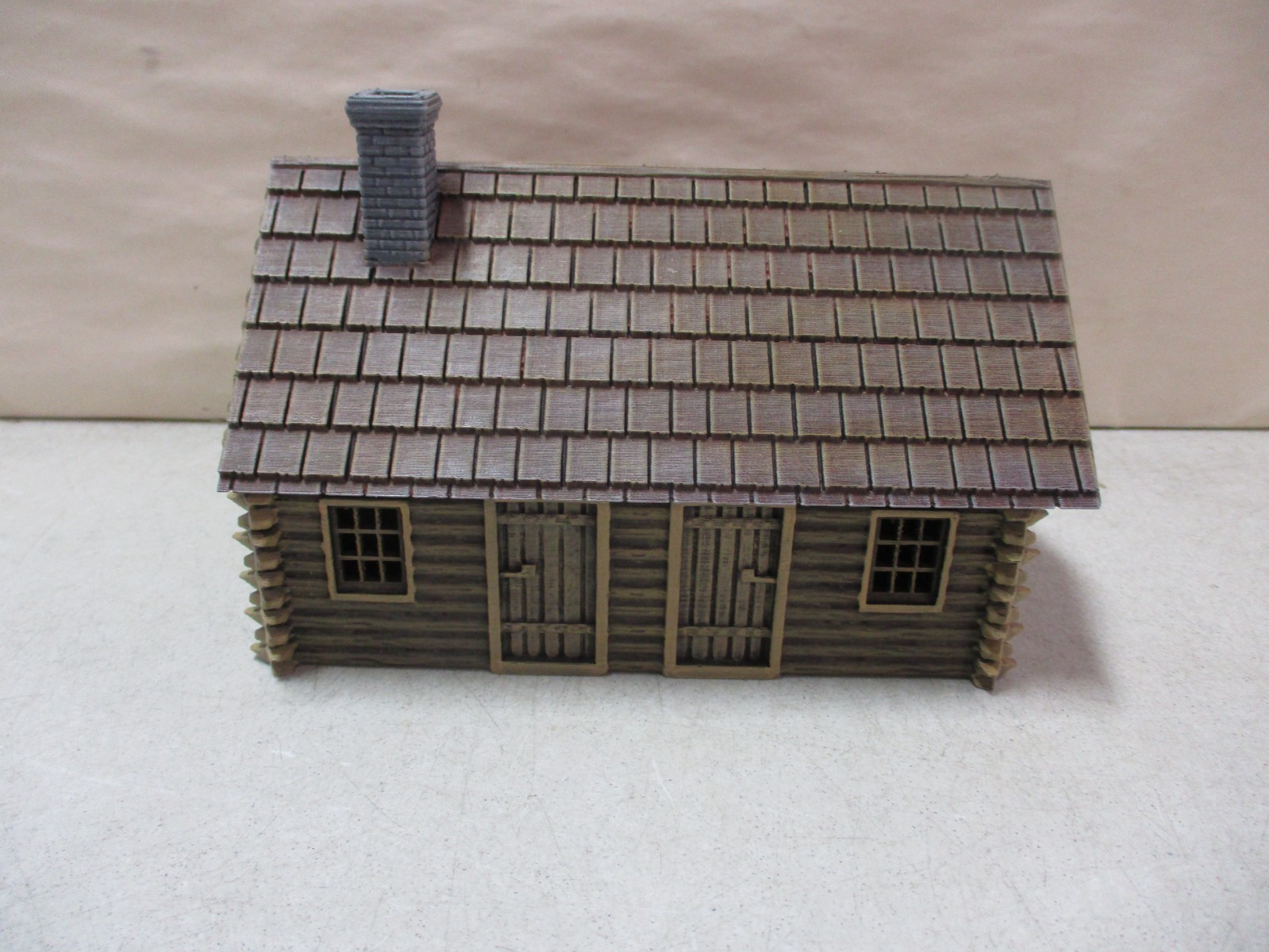 Resin Log Cabin House for Wargaming