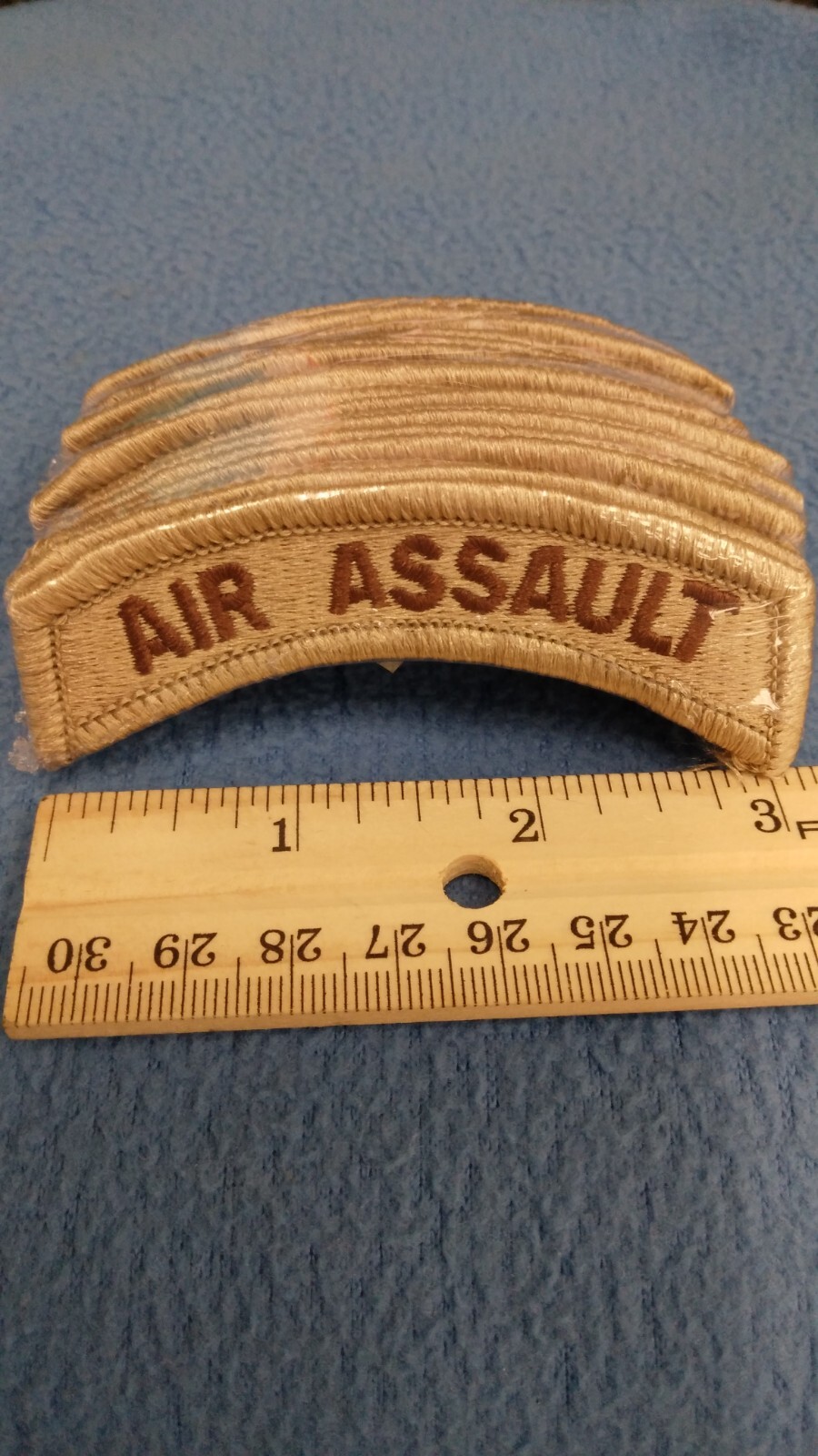 BUNDLE OF 20 - Air Assault Military Tab Desert - NEW 3 INCH