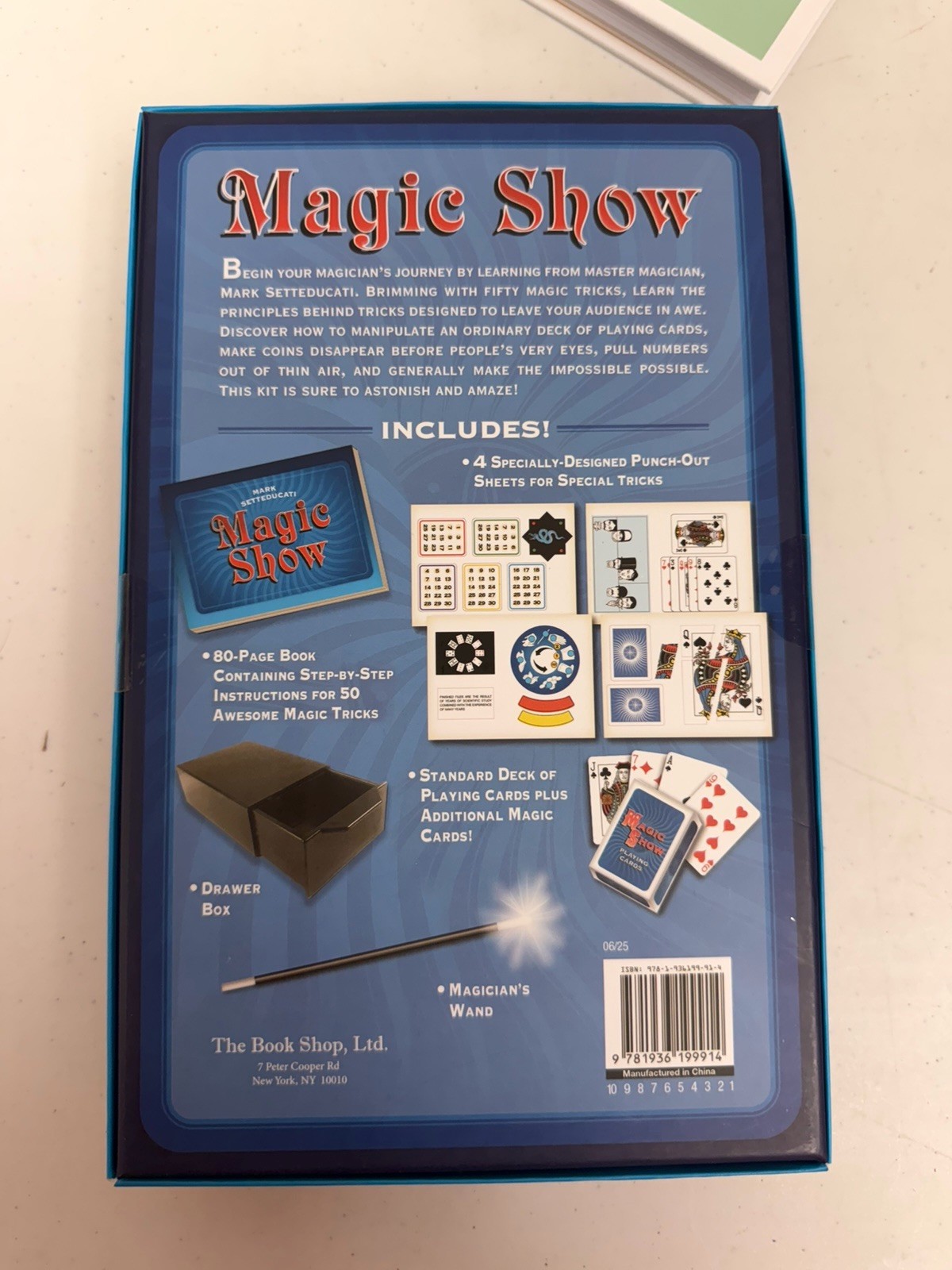 Mark Setteducati | Magic Show | Blue | Complete Beginner Magic Kit Set