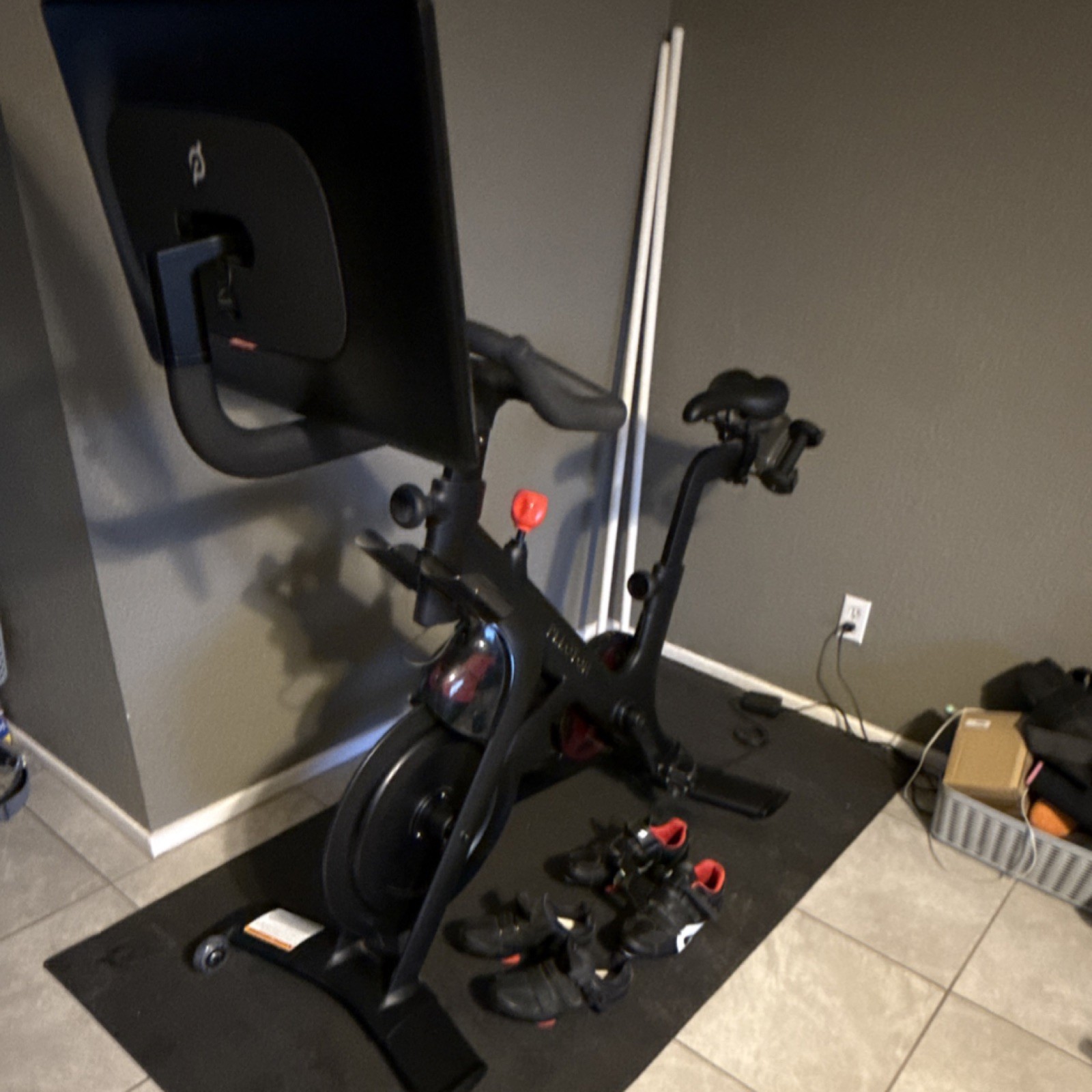 Peloton Bike+ Upright Exercise Bike Black Touchscreen Magnetic Resistance