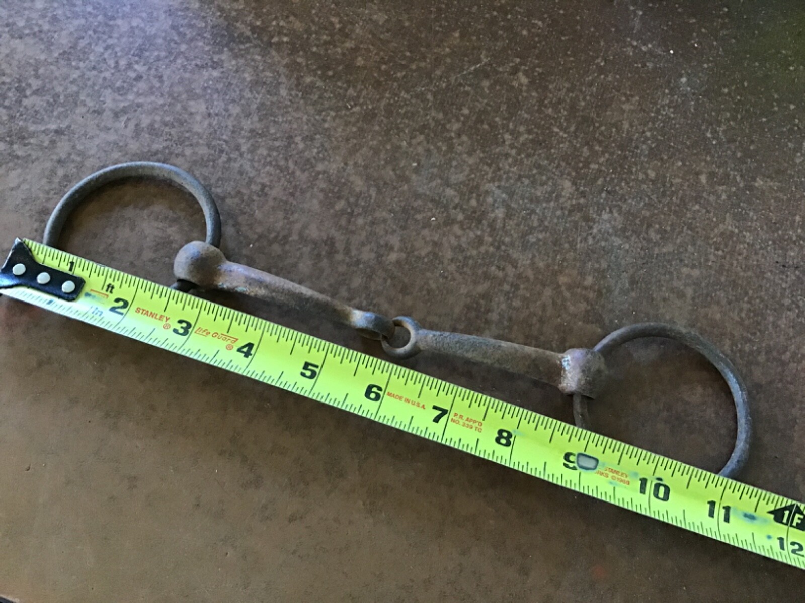 Rustic O-ring Snaffle Bit ~ Horse Decor, Crafts, Western, Farmhouse
