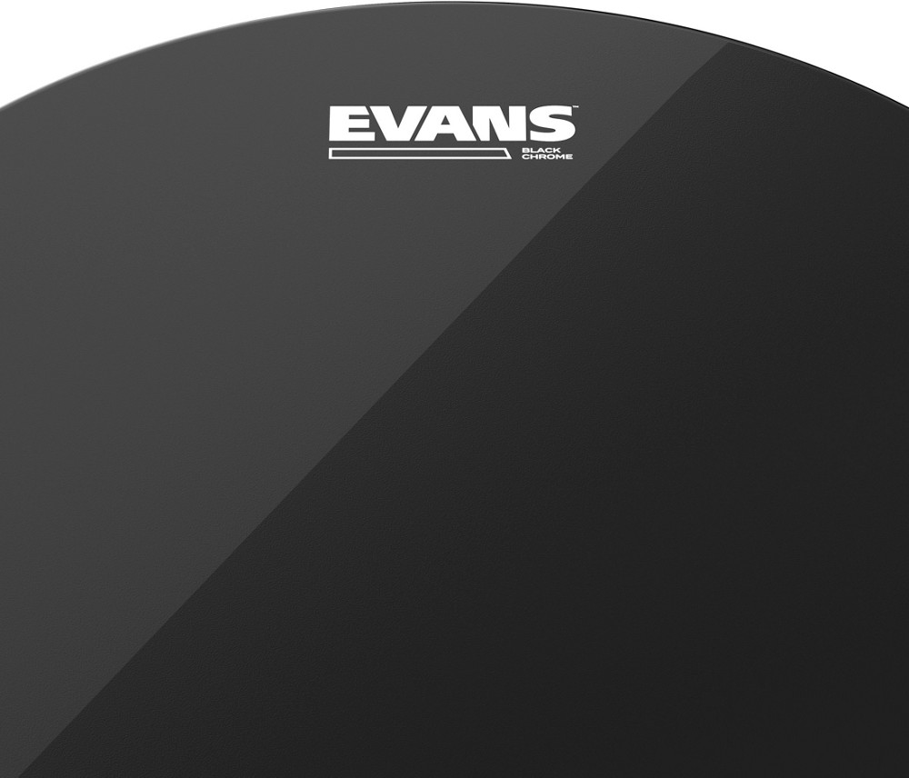 Evans Black Chrome Tom Batter Drumhead 15 in.