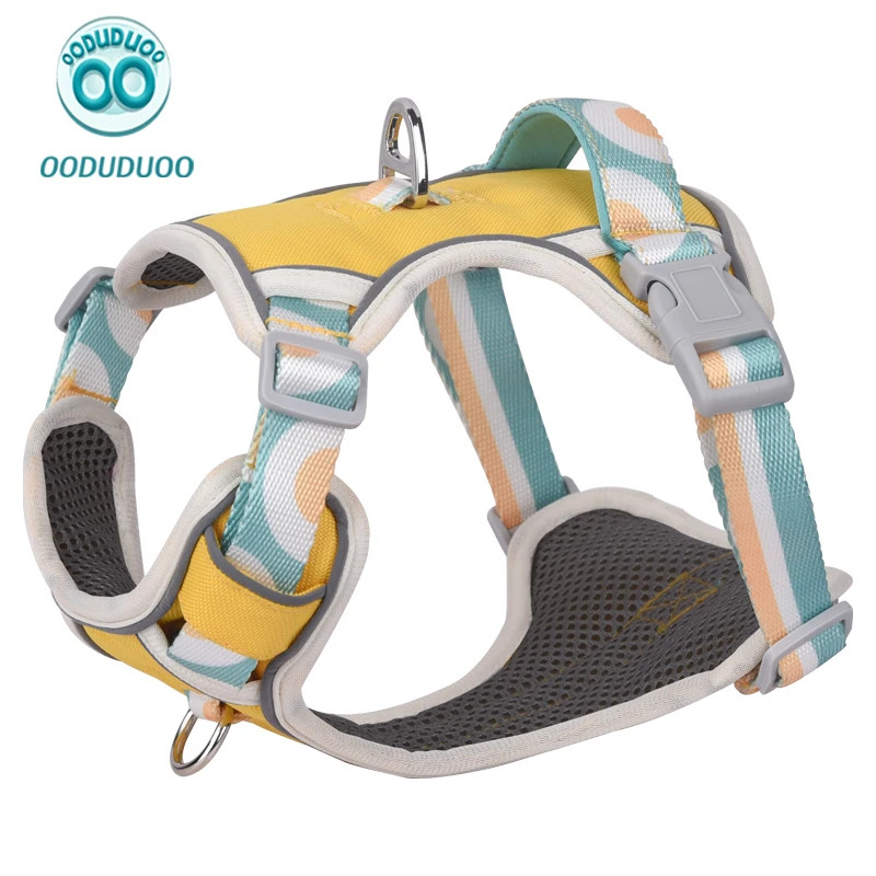 Dog Harness Adjustable Pet Harness Vest For Large Medium Dogs Reflectiv