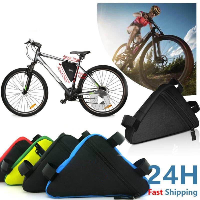 Triangle Cycling Bike Bag Detachable Portable Bicycle Front Top Tube Frame Bag
