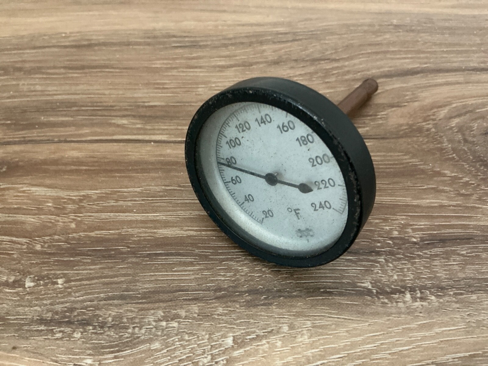 Vintage Marshaltown Manuf. Co. 20-240 degree F Gauge 2 1/4" Dia. 1/4" back mount