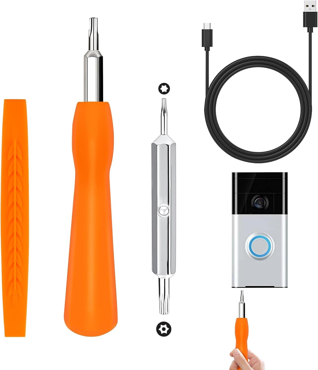 Ring Doorbell Screwdriver for ALL Models Ring Video Doorbell 4-in-1 Doorbell Mai