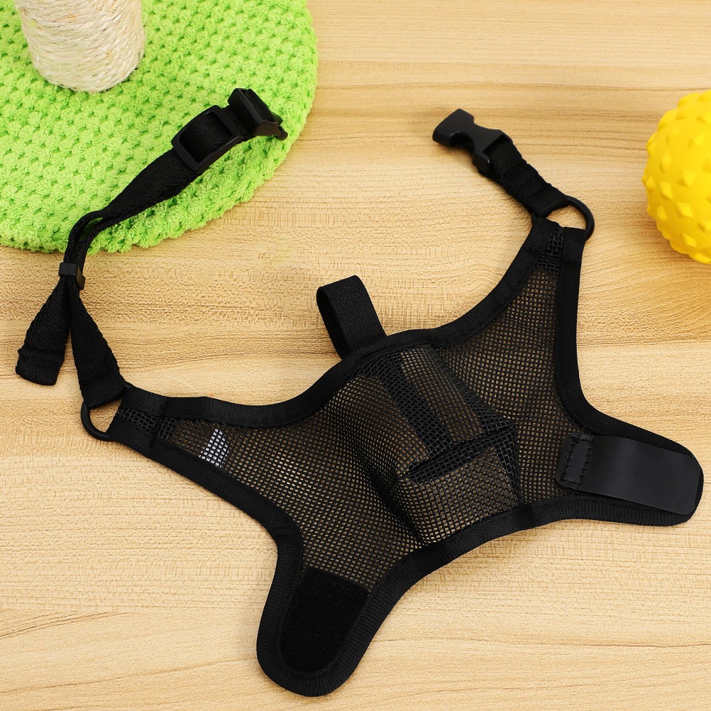 Short Snout Dog Muzzle Breathable Muzzles Adjustable for Grooming