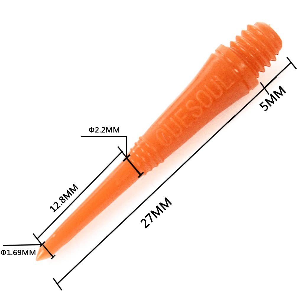 100 PCS Soft Tip Points Darts Accessory Plastic Replacement