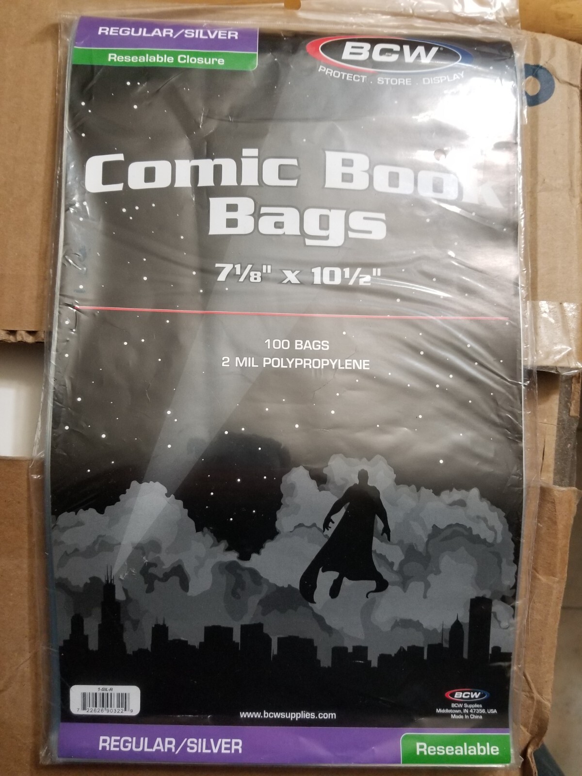BCW Comic Book Bags Regular/Silver 67 bags
