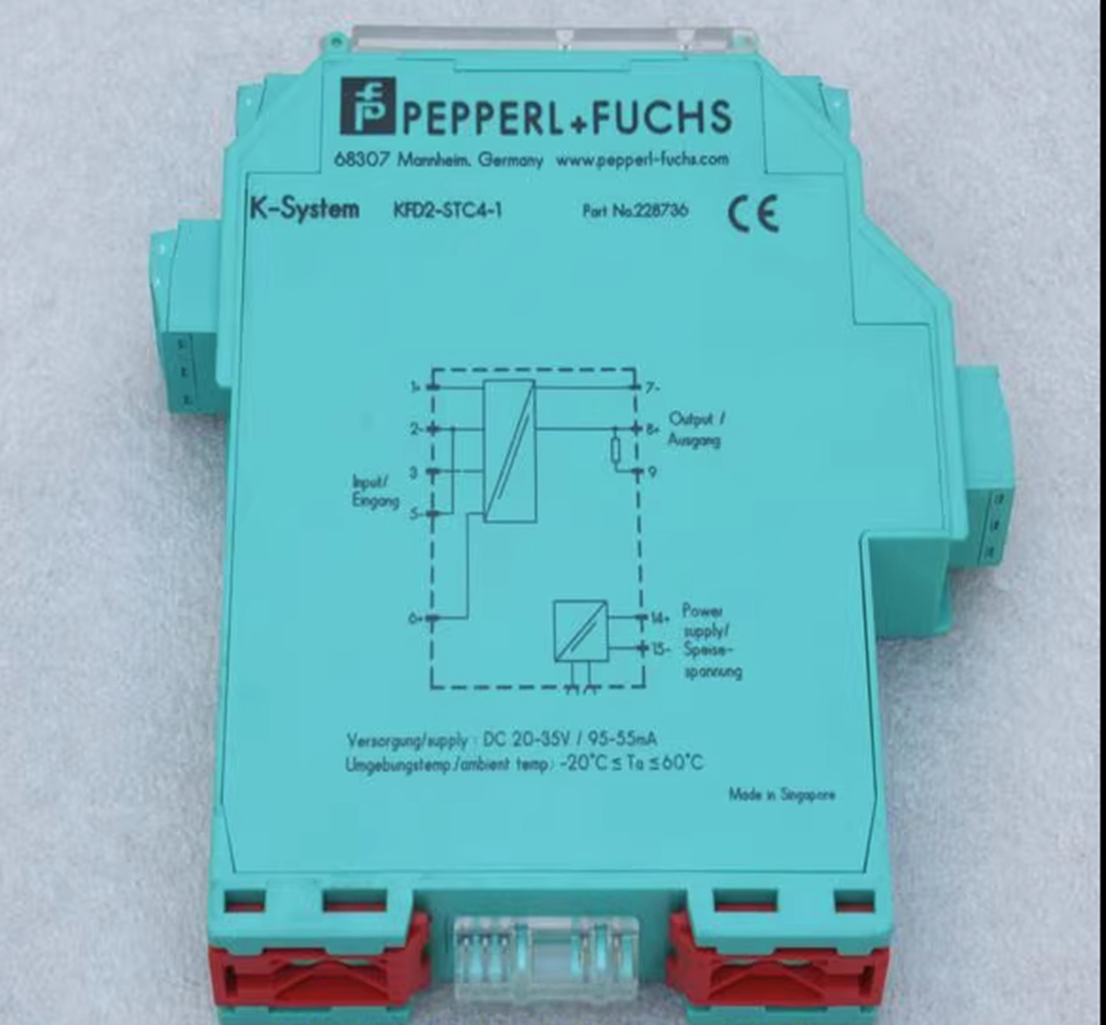 NEW PEPPERL+FUCHS KFD2-STC4-1 PLC 2 OR 3 WIRE SMART TRANSMITTER POWER SUPPLY 1CH