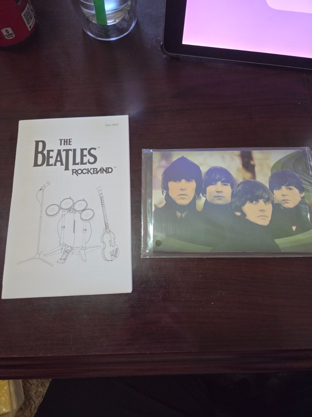 The Beatles Rock Band Postcards and Instruction manual, Great shape!