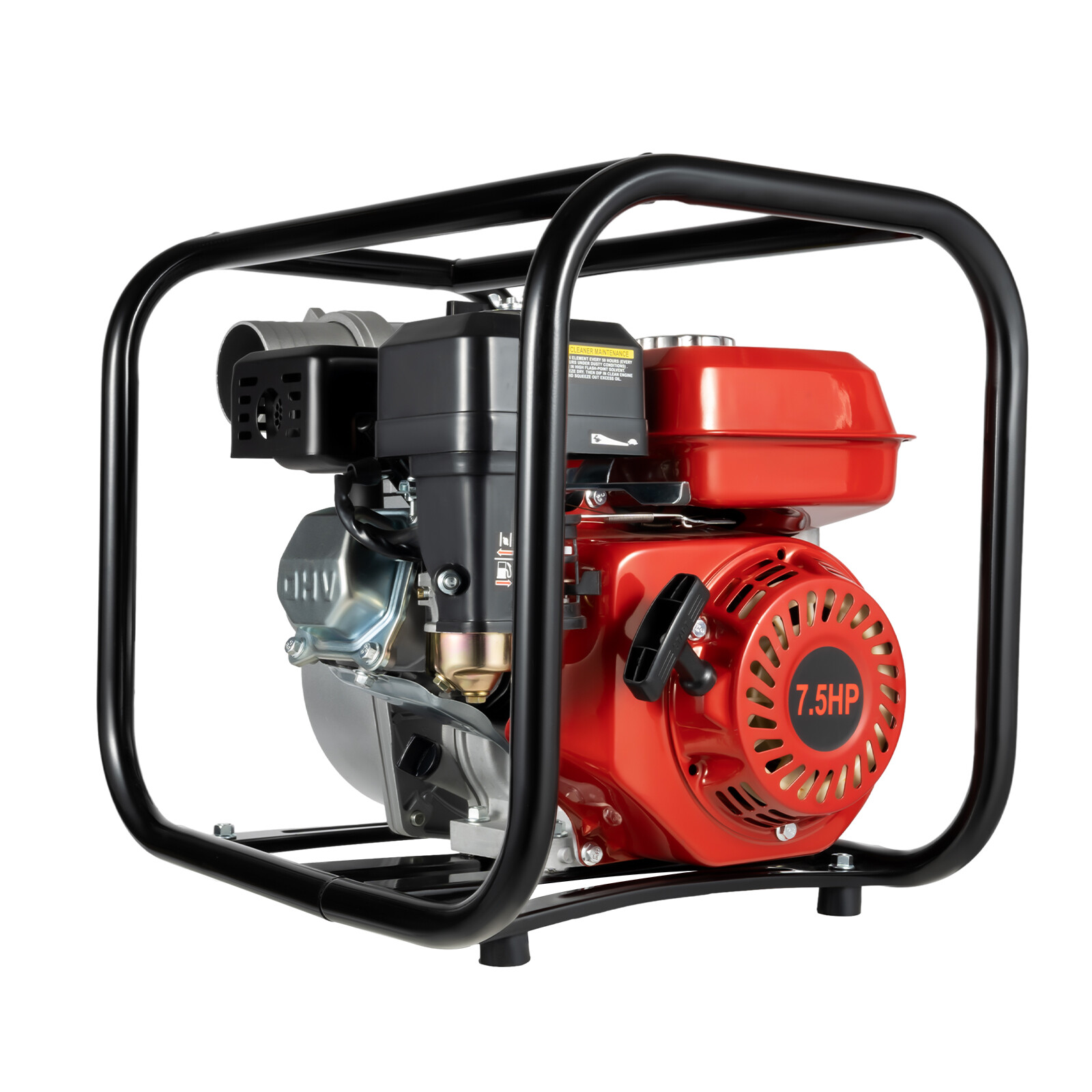 7.5HP 3000W Gas Power Semi-Trash Water Pump High Pressure Garden Irrigation