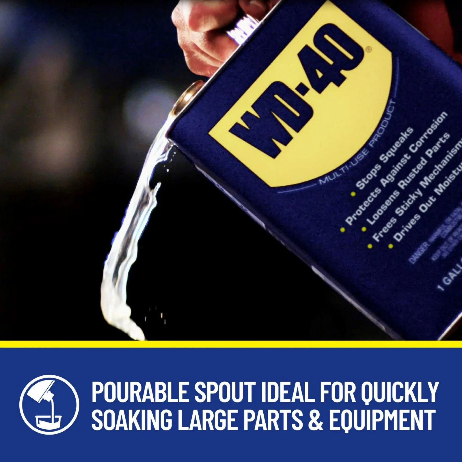 (2 pack) WD-40 Multi-Use Product Lubricant Bulk, 1 gallon