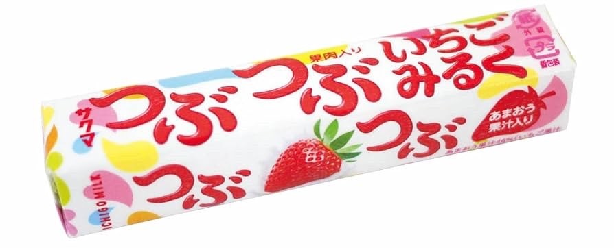 Sakuma Tsubu Tsubu Ichigo Milk Ame Japanese Strawberry Candy サクマ製菓 つぶつぶいちごみるく
