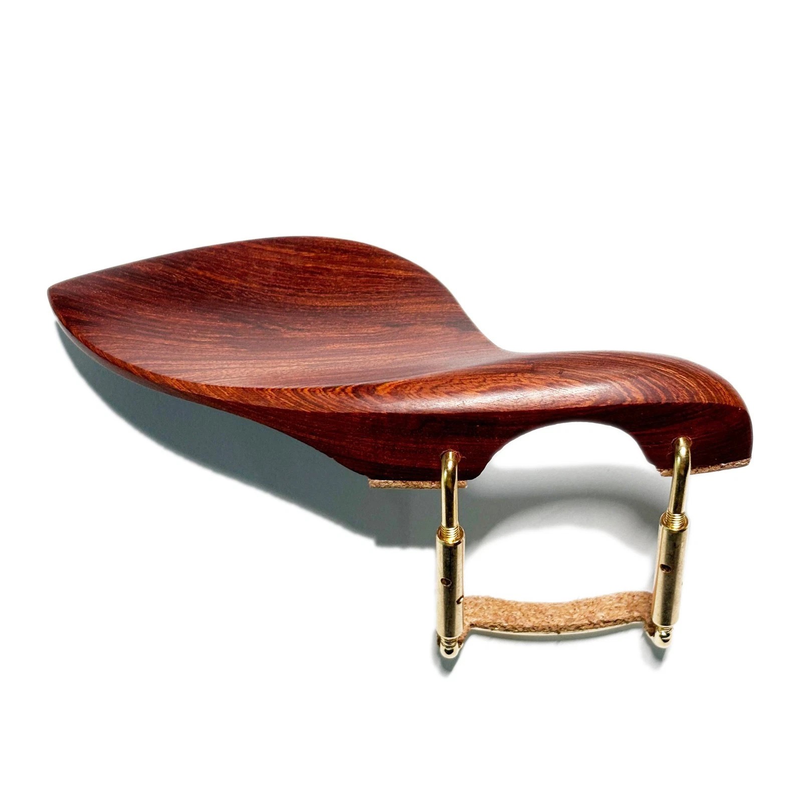 4/4 Violin Chinrest Rosewood Red Wood Screw Clamp Soft Wood Violino Mentoniera