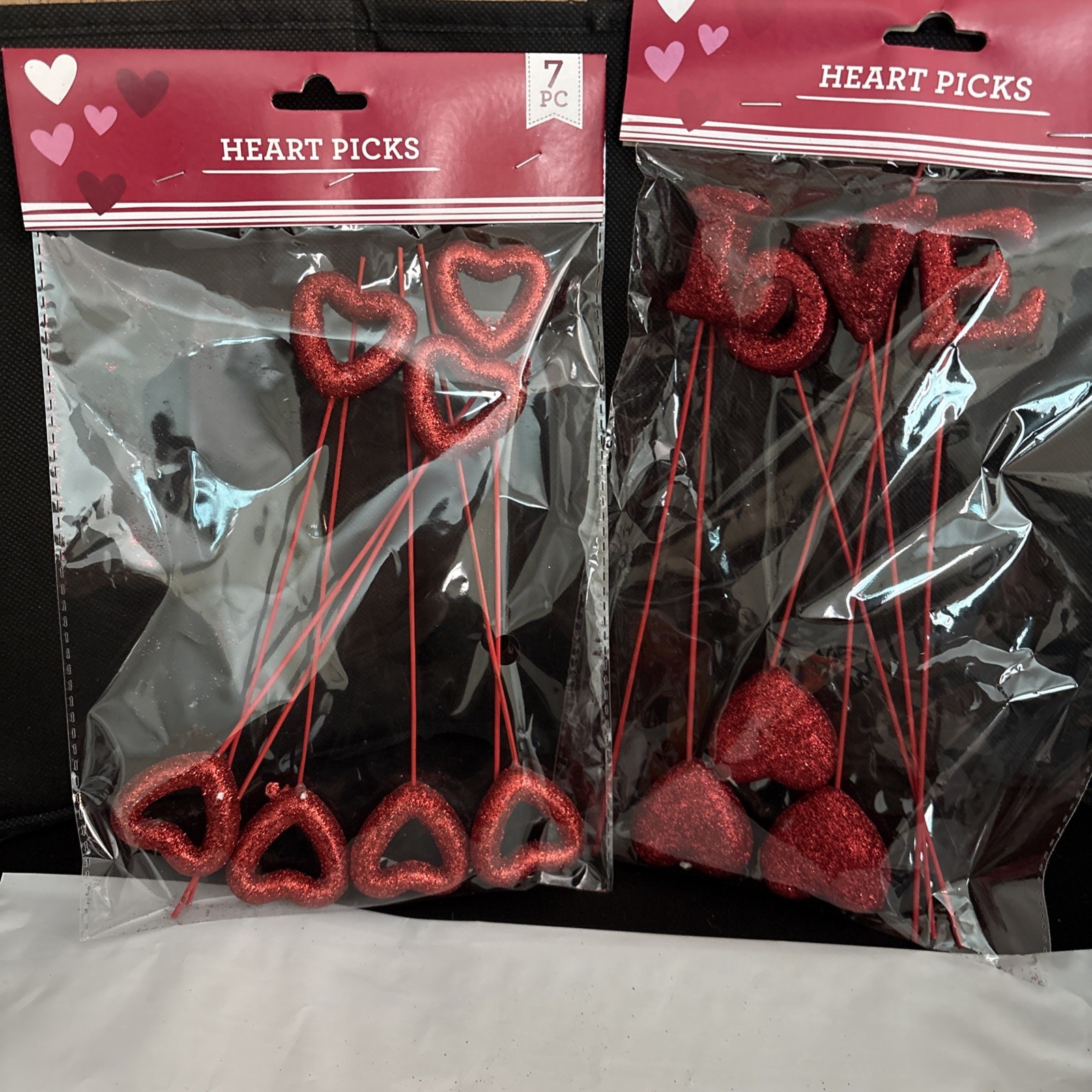 Glitter Glue Heart Pic 2 Lot 14 Pc Total New In Package