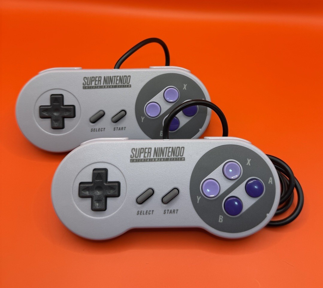 Super Nintendo SNES Mini Console With Complete SNES and NES Libraries.