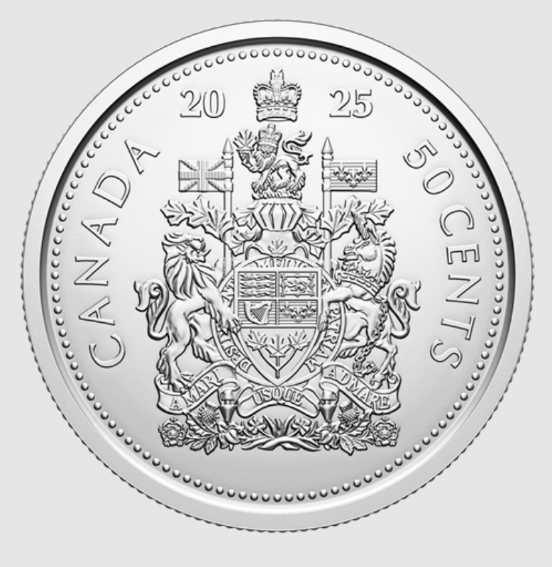 2025 CANADA King Charles III 50 cent roll special wrap Collector's edition