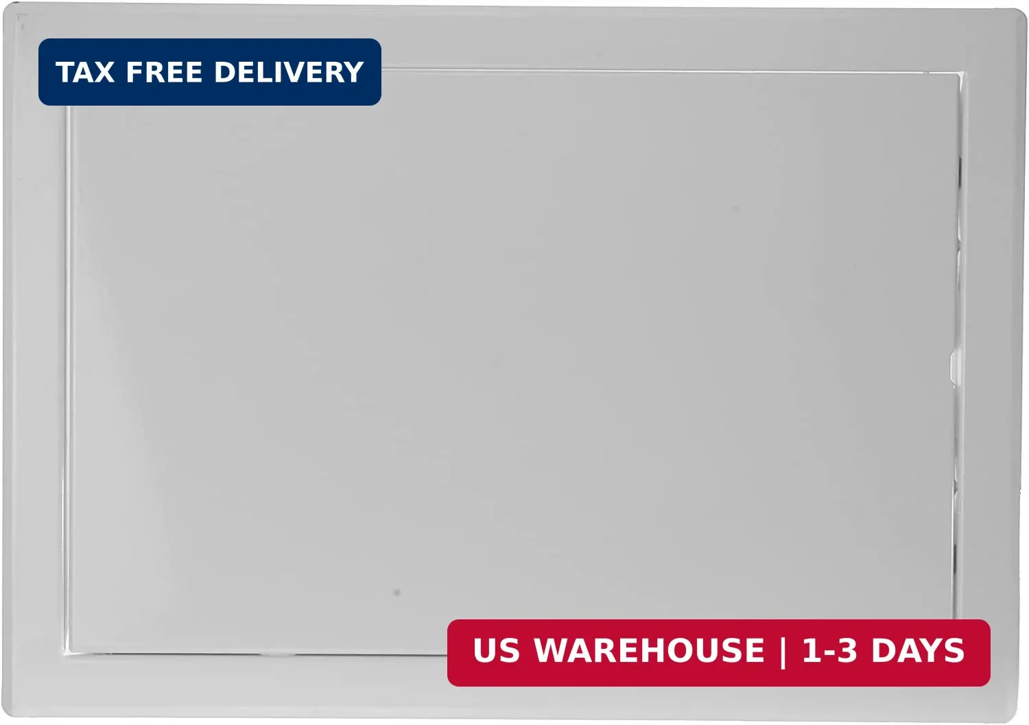 12" x 8" Inch White Galvanized Steel Access Panel - Durable Access Door for Dryw