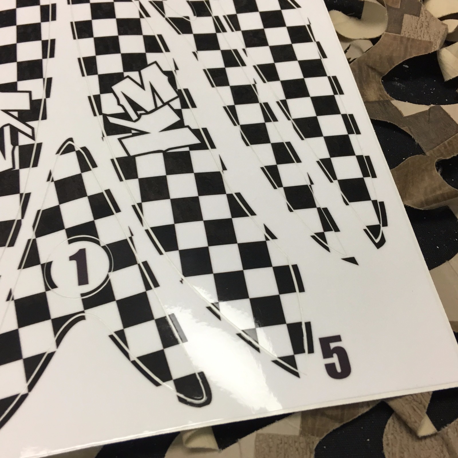 NEW KM Paintball Rotor Loader Wrap - KM Checkers Black