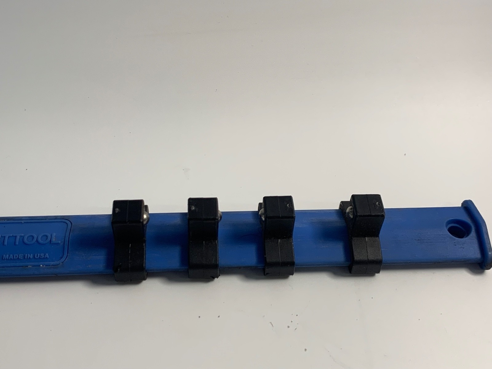 WRIGHT TOOL 3/8" MOUNTABLE 8 SOCKET ORGANIZER RAIL RACK TOOL SLIDING HOLDER