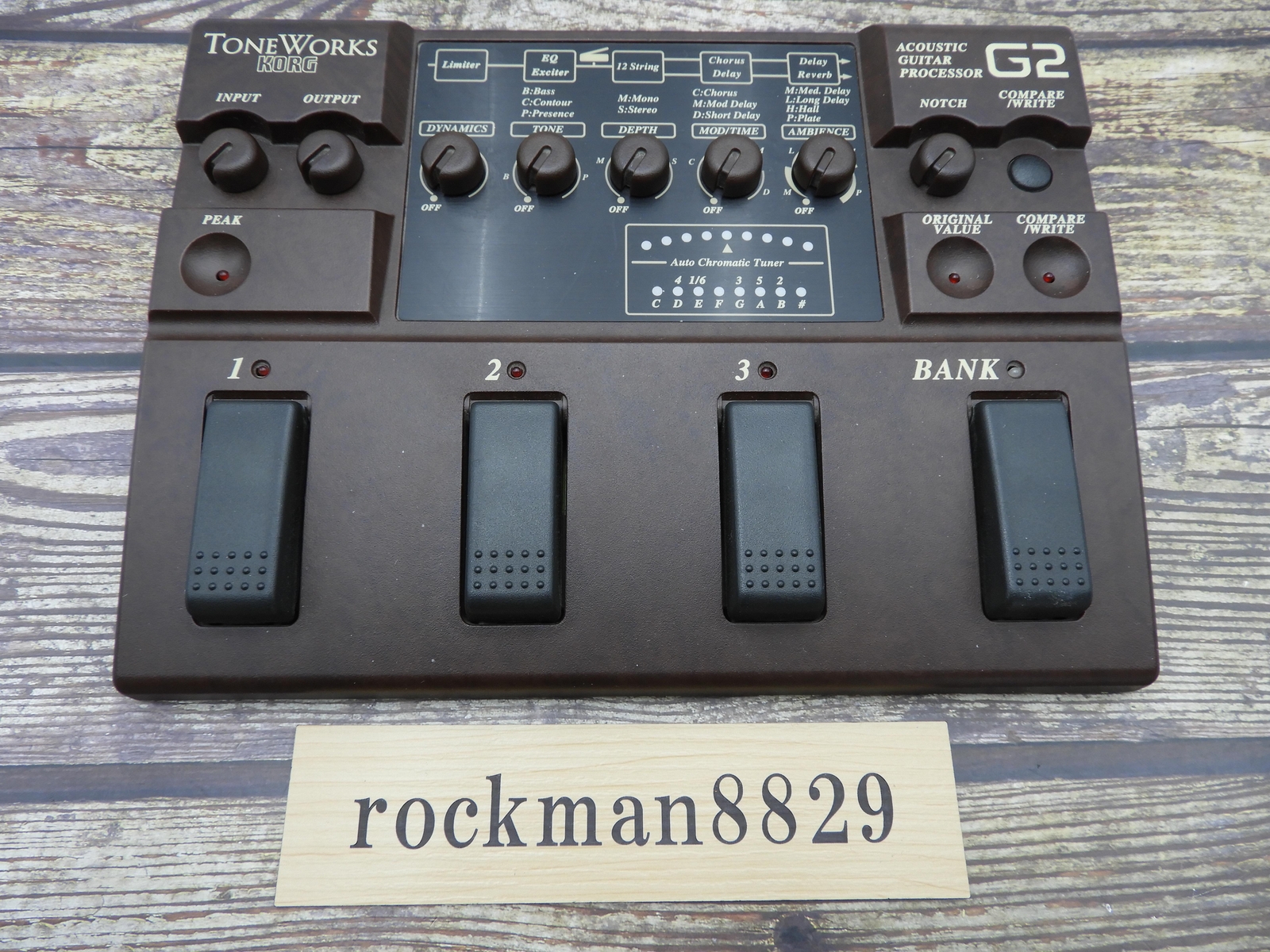 KORG TONEWORKS G2 Acoustic Guitar Processor Multi Effect Pedal from japan