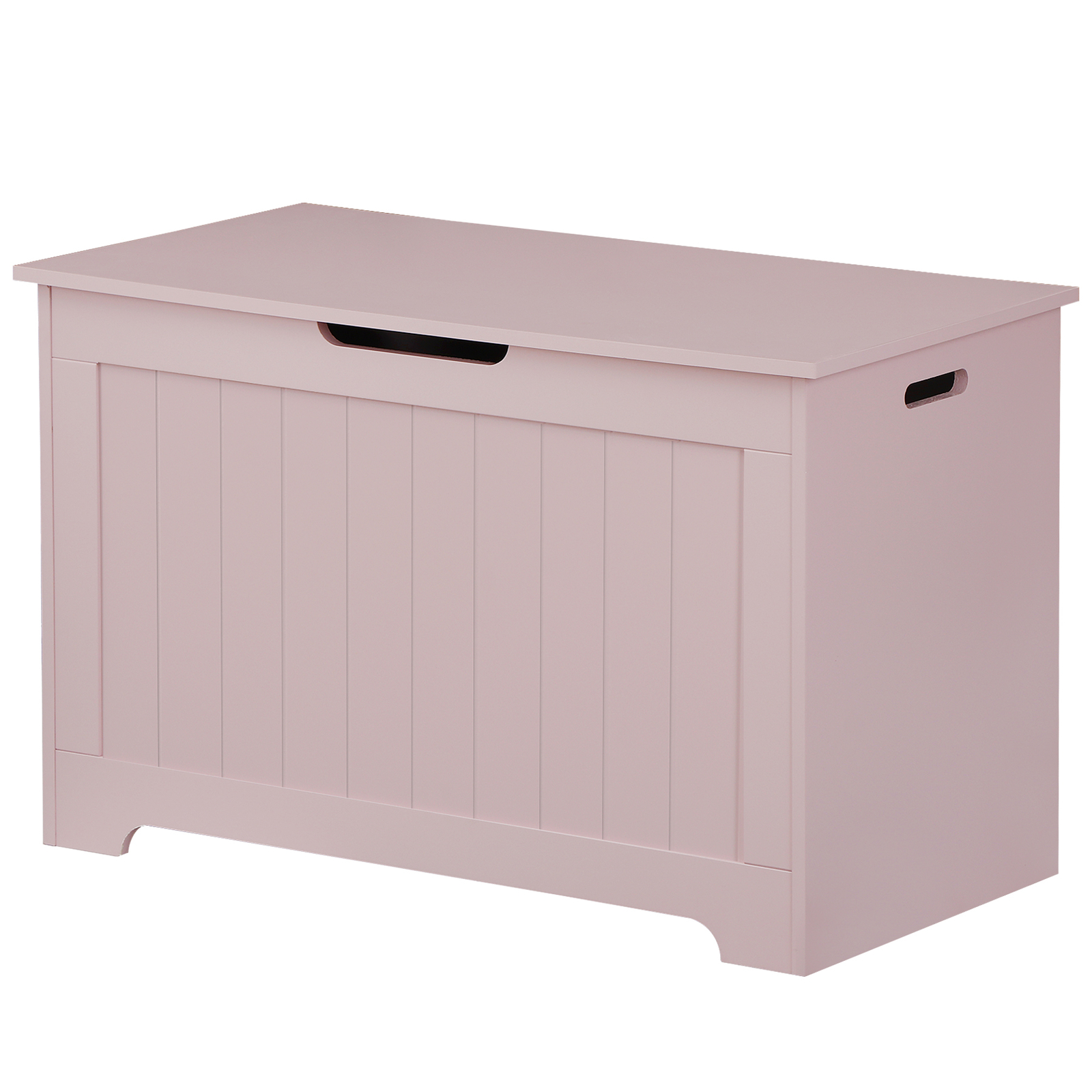 Wooden Toy Storage Chest Toy Organizer Entryway Storage Bench W/ Safty Hinge