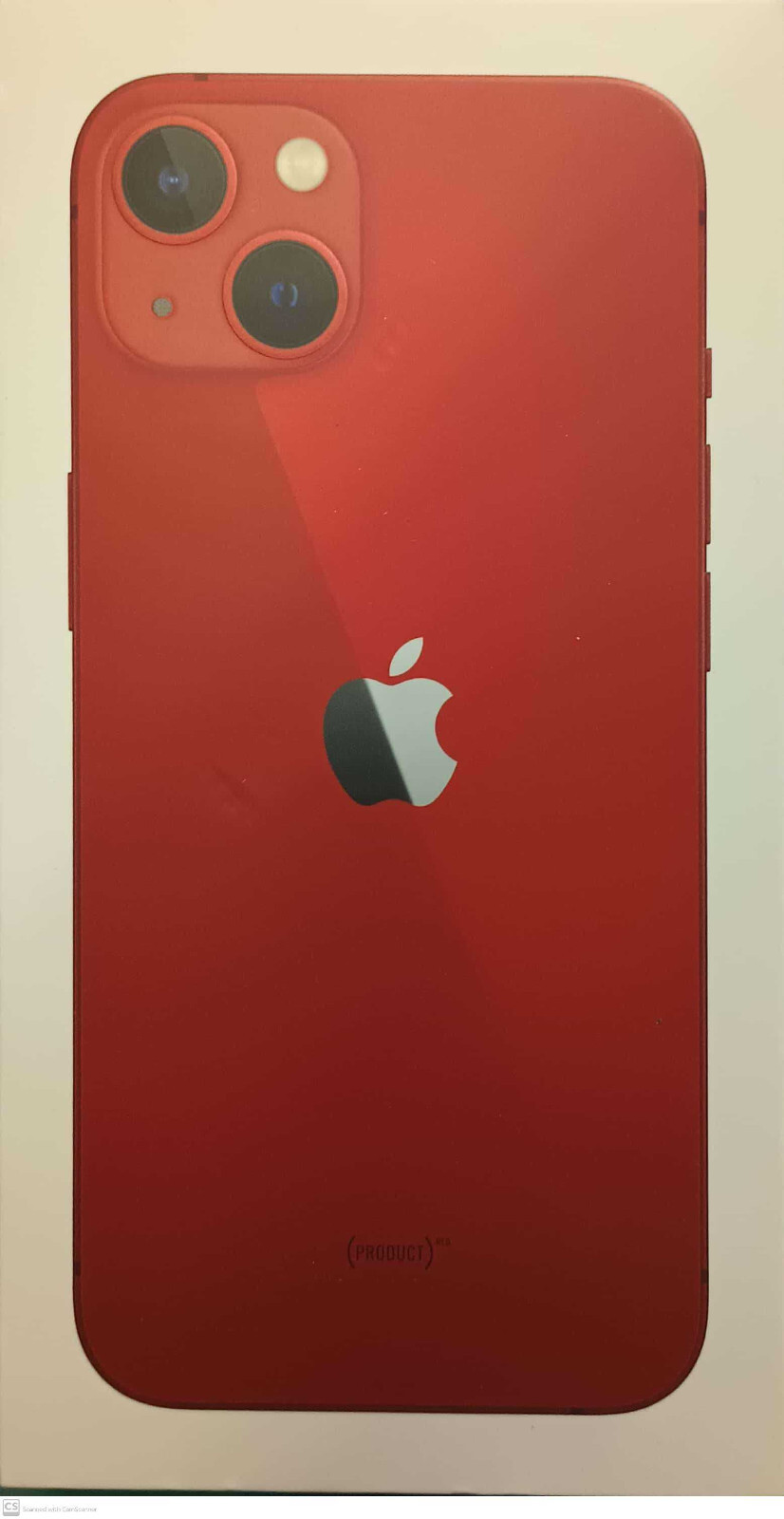 Original Apple Empty Box iPhone 13 Red (No accessories/No Manual)