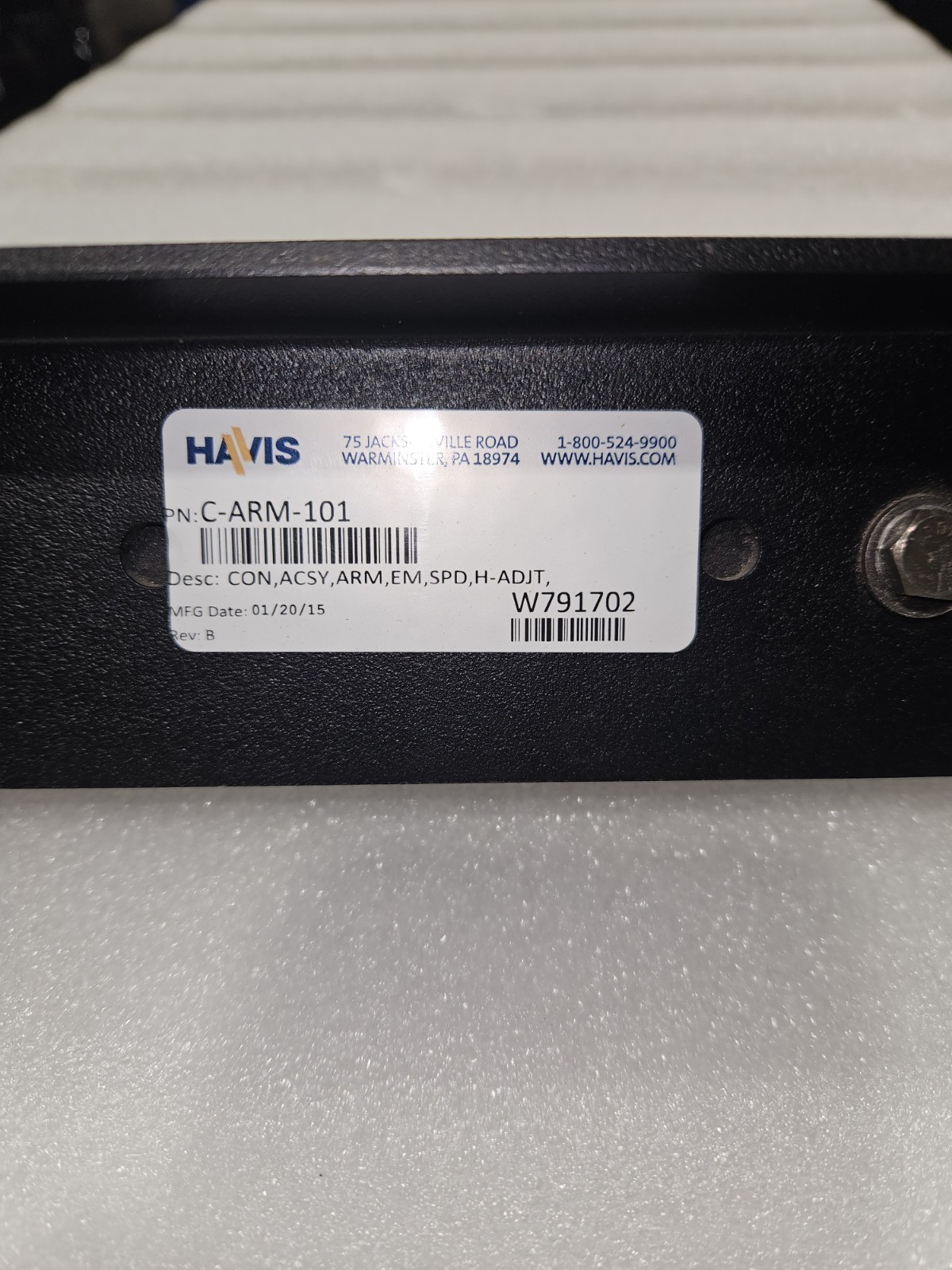 Havis Arm Rest C-ARM-101