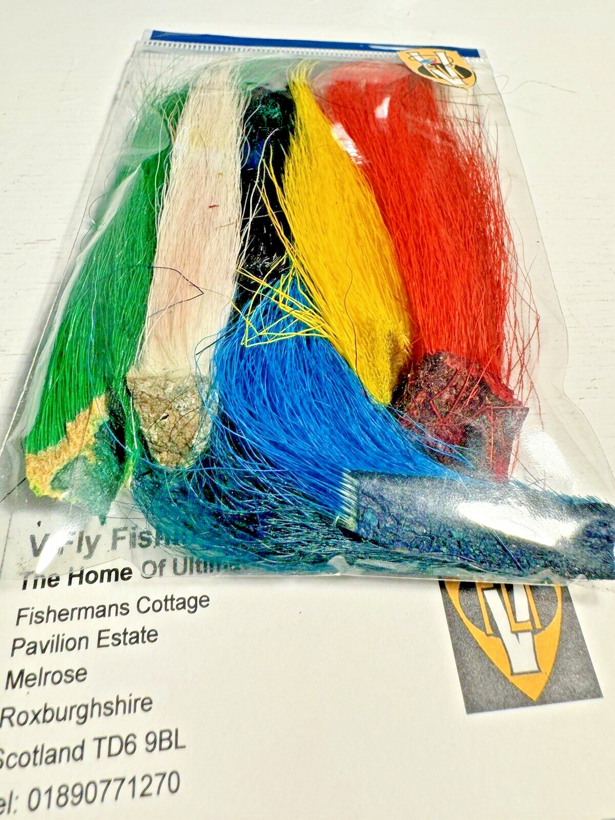 V Fly Select 6 Piece Mutli Colour Bucktail Pack