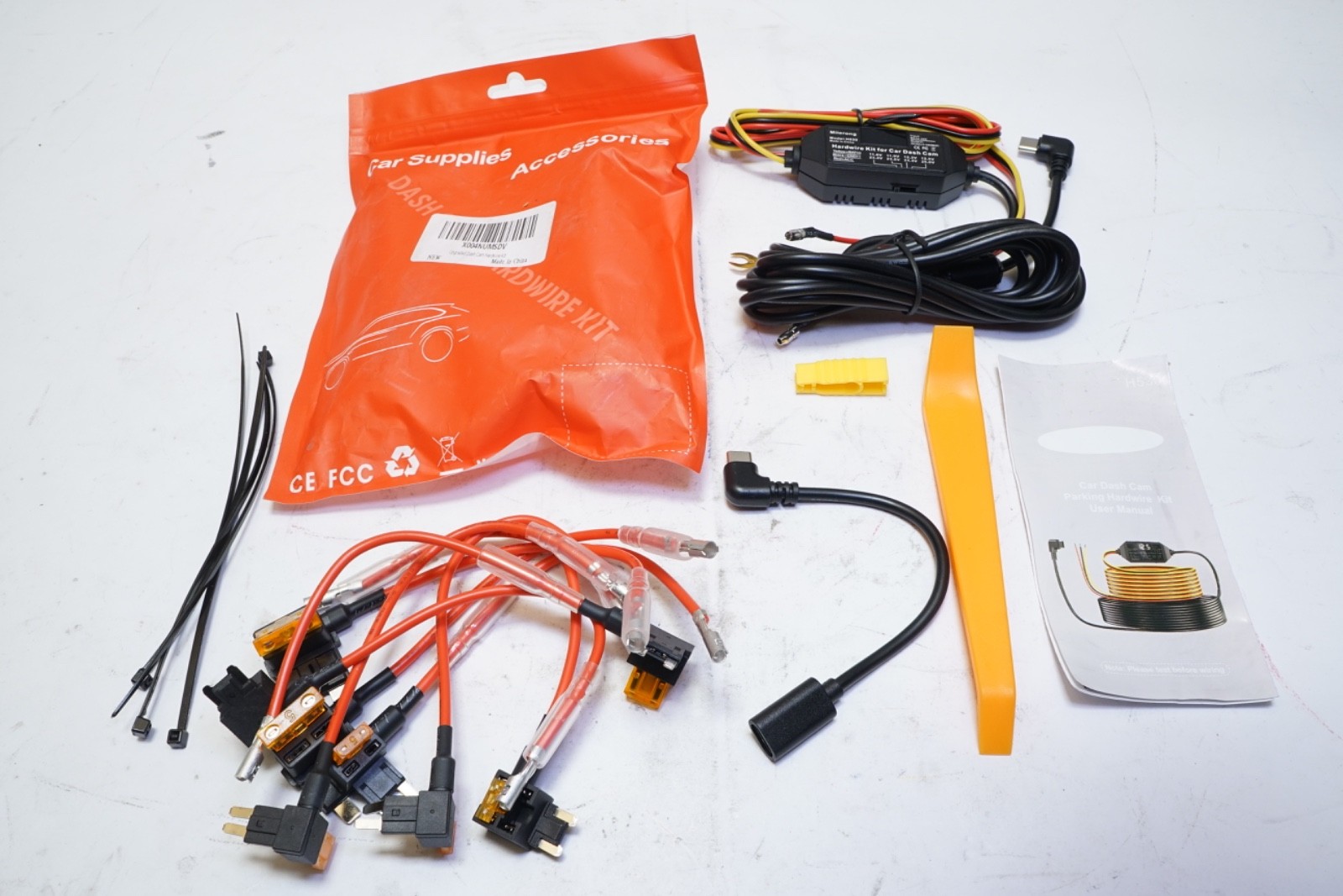 New Car Dash Cam Parking Upgraded Hardwire Kit H530 Type-C Ships FREE