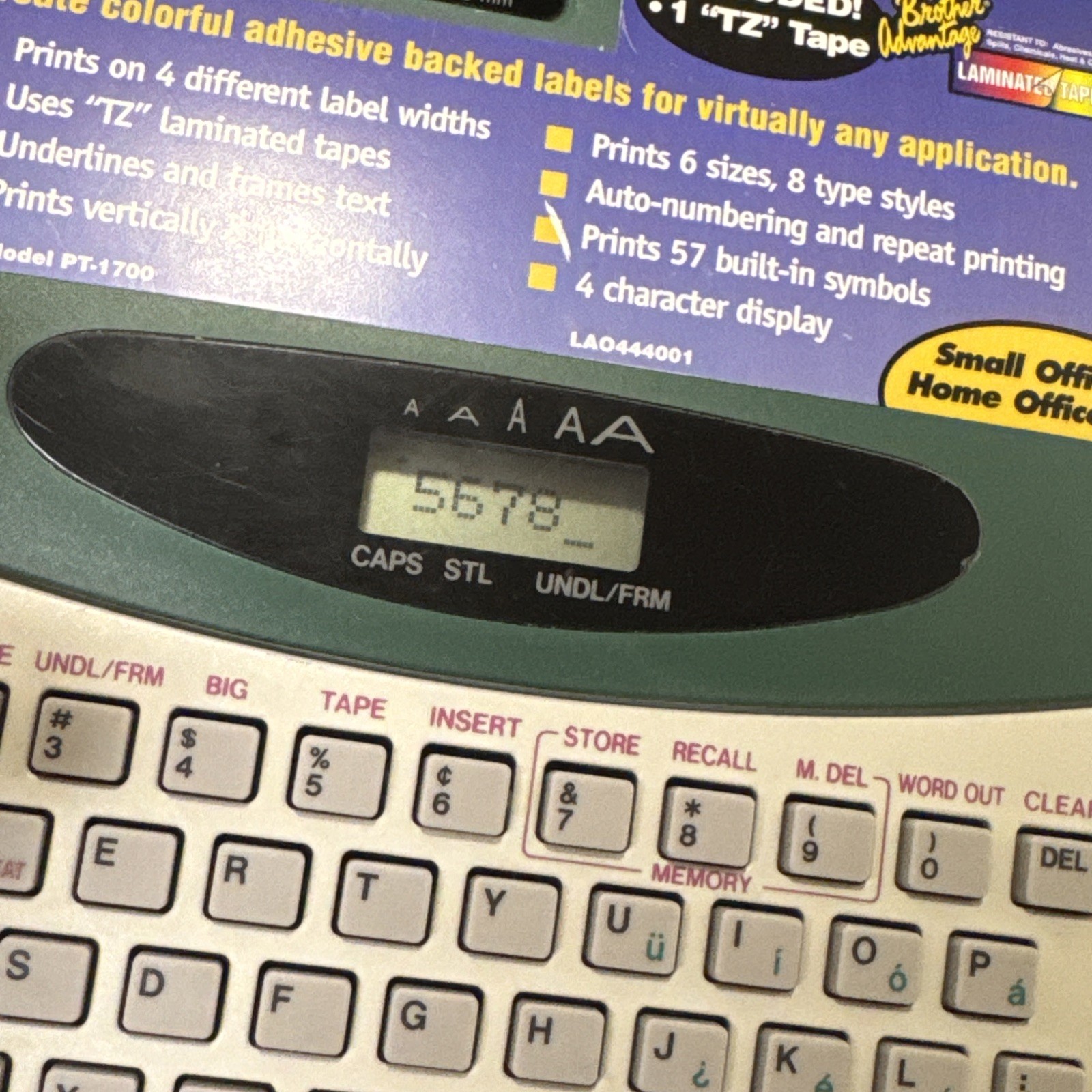 Brother P-Touch Wireless Label Maker printer Electronic works batteries included