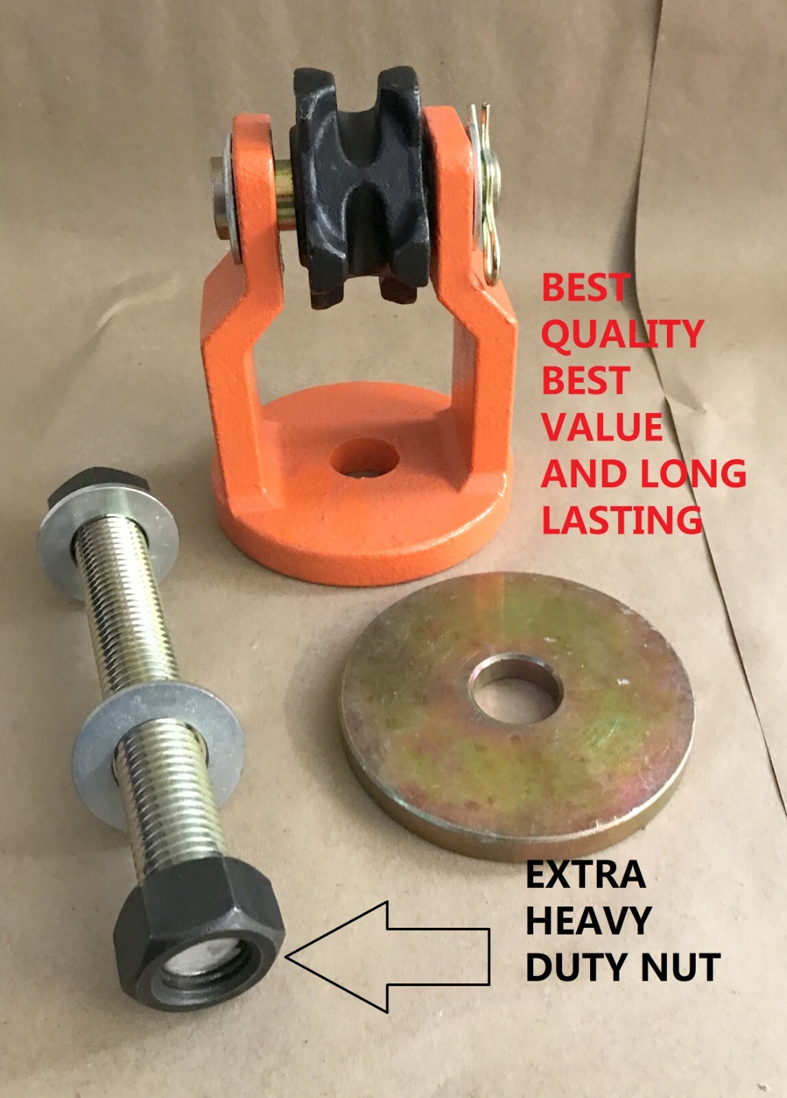 AUTO BODY FRAME MACHINE DOWN PULLER FITS MOST MACHINES FORGED HEAVY DUTY