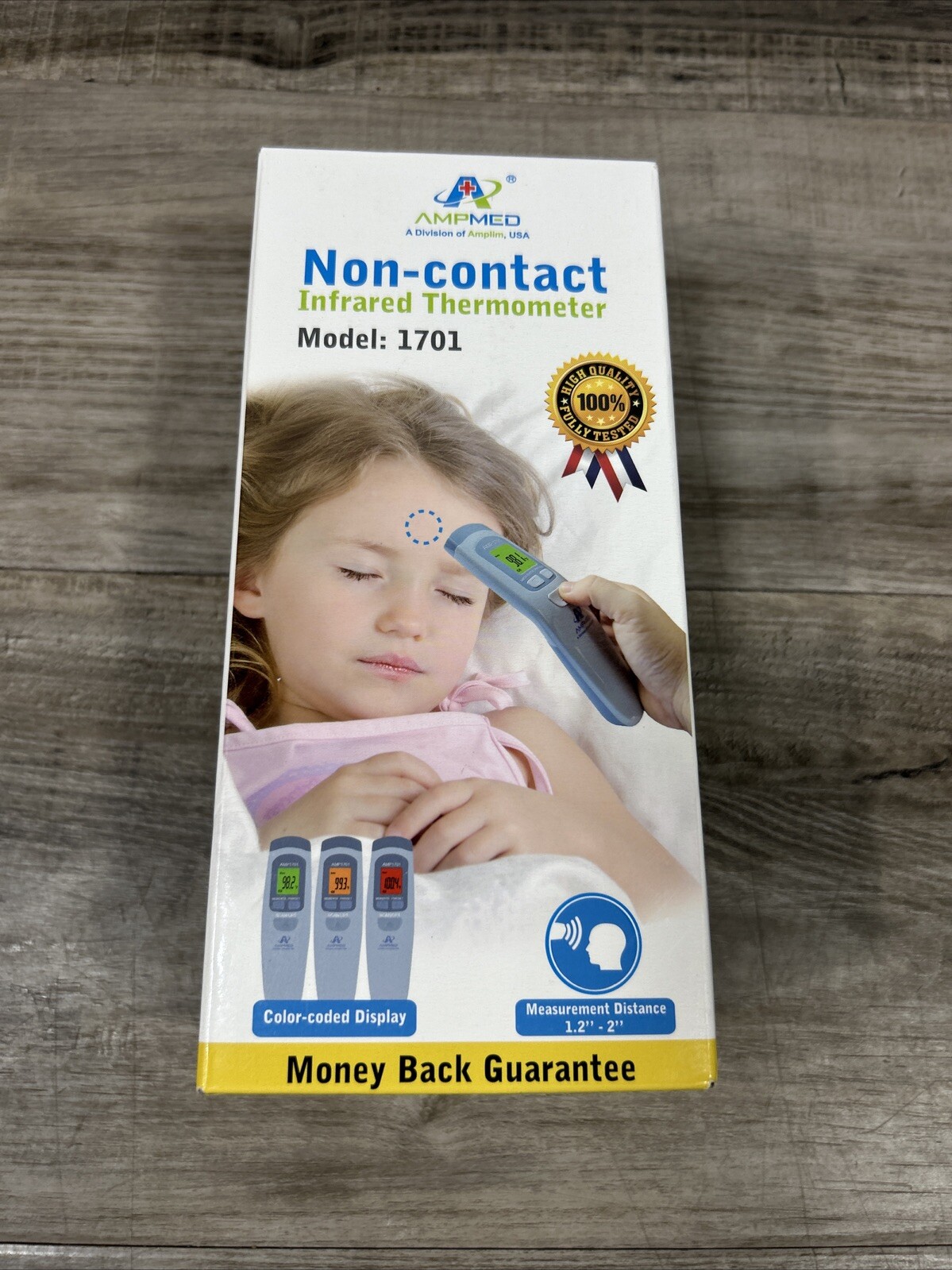 Amplim Non-contact Infrared Forehead Thermometer for Baby and Adult