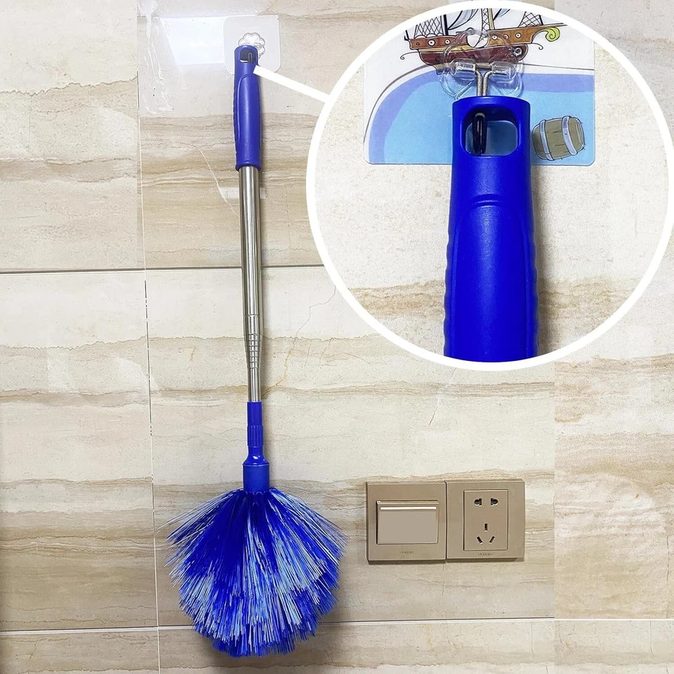 Microfiber Ceiling Fan Duster-Cobweb Cleaner Brush Kit Telescopic Extension Pole