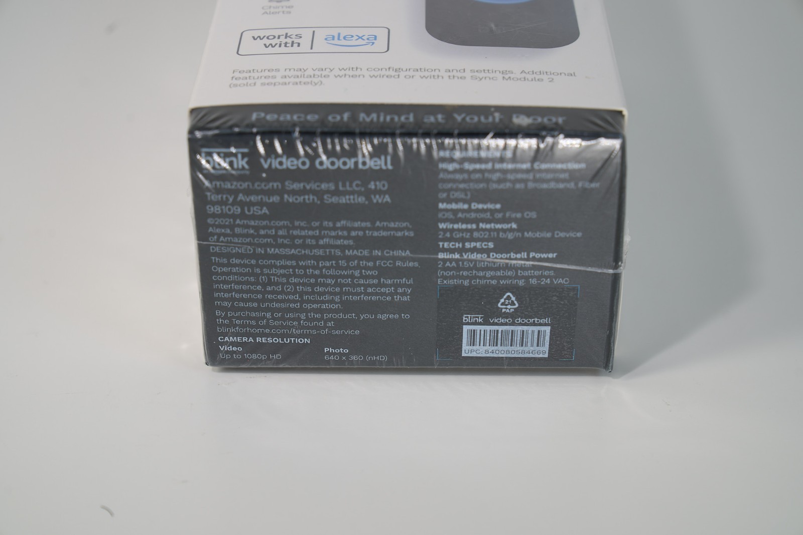 Blink Video Doorbell BDM00200U