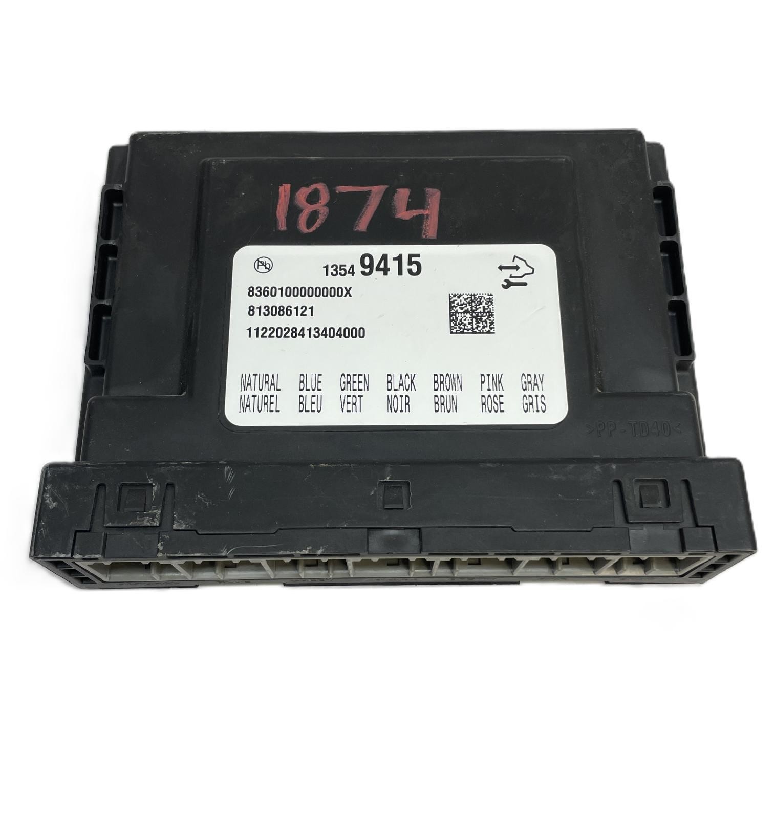 2022 CHEVY SILVERADO 1500 BCM Body Control Module GM OEM 13549415