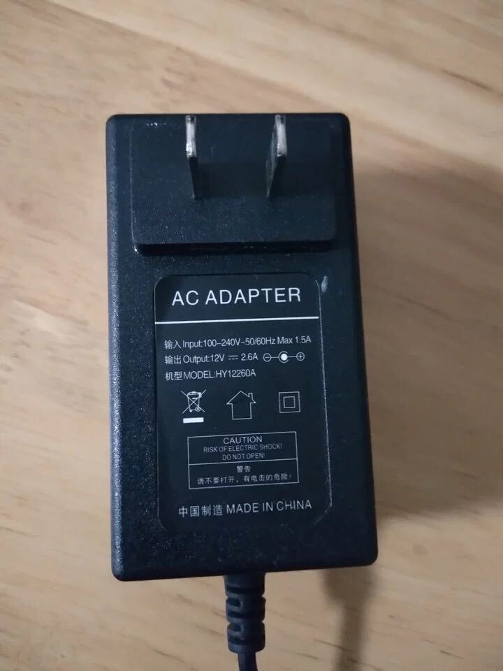 For AC Adapter HY12260A 12V 2.6A US Power Supply