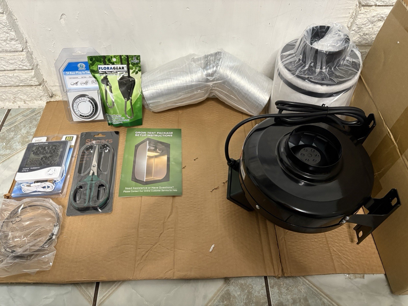 Smart Grow Light Tent Package Indoor Plant Growing System Kit Complete