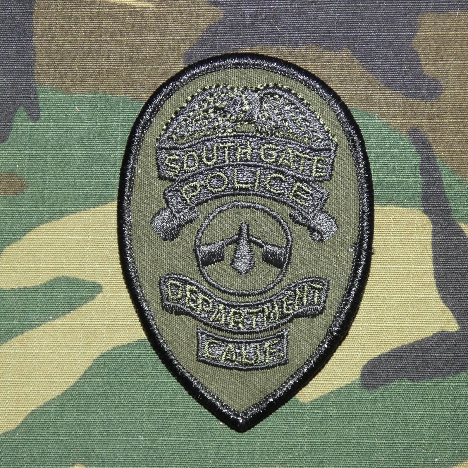 Vintage City of South Gate SWAT Police Officer Chest Patch (CA)