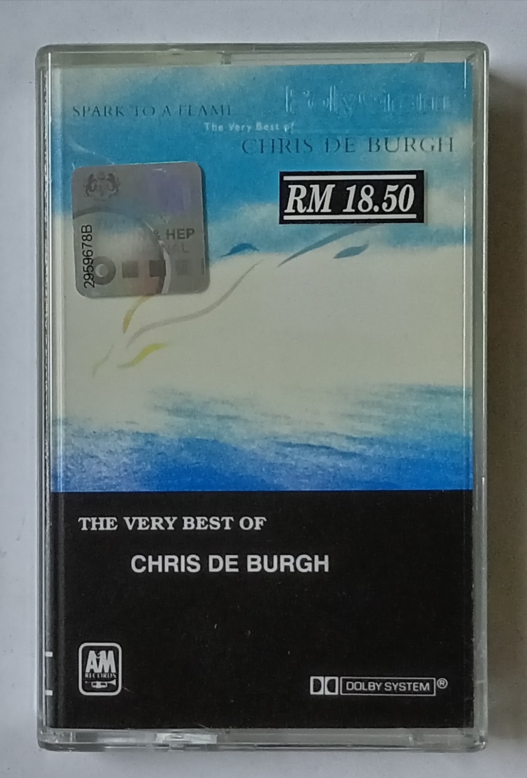 The Very Best of Chris De Burgh Rare 1989 A&M Records Malaysia Cassette Tape