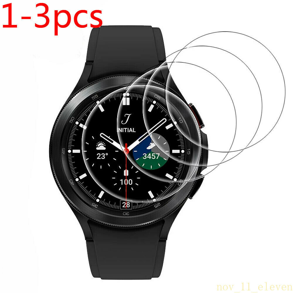 Tempered Glass Screen Protector For Samsung Galaxy Watch 4 5 40/44m 6 Classic 47