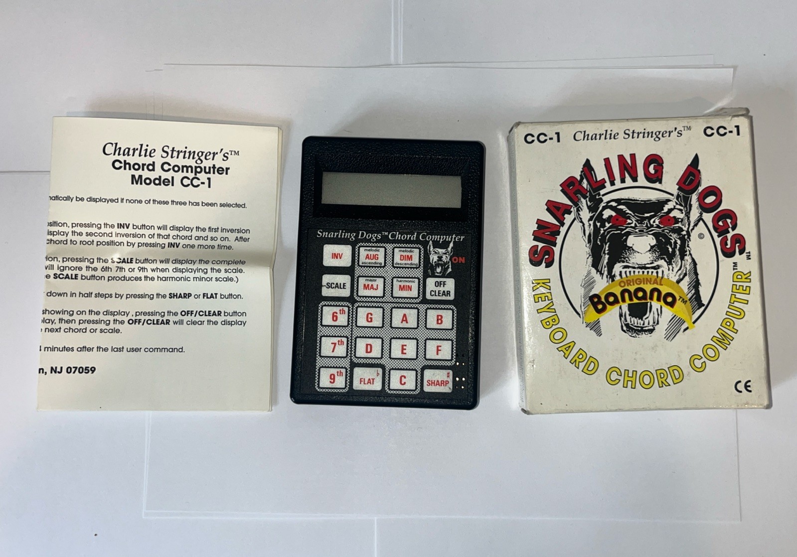 CC-1 Charlie Stringers Snarling Dogs Guitar Chord Computer original Banana