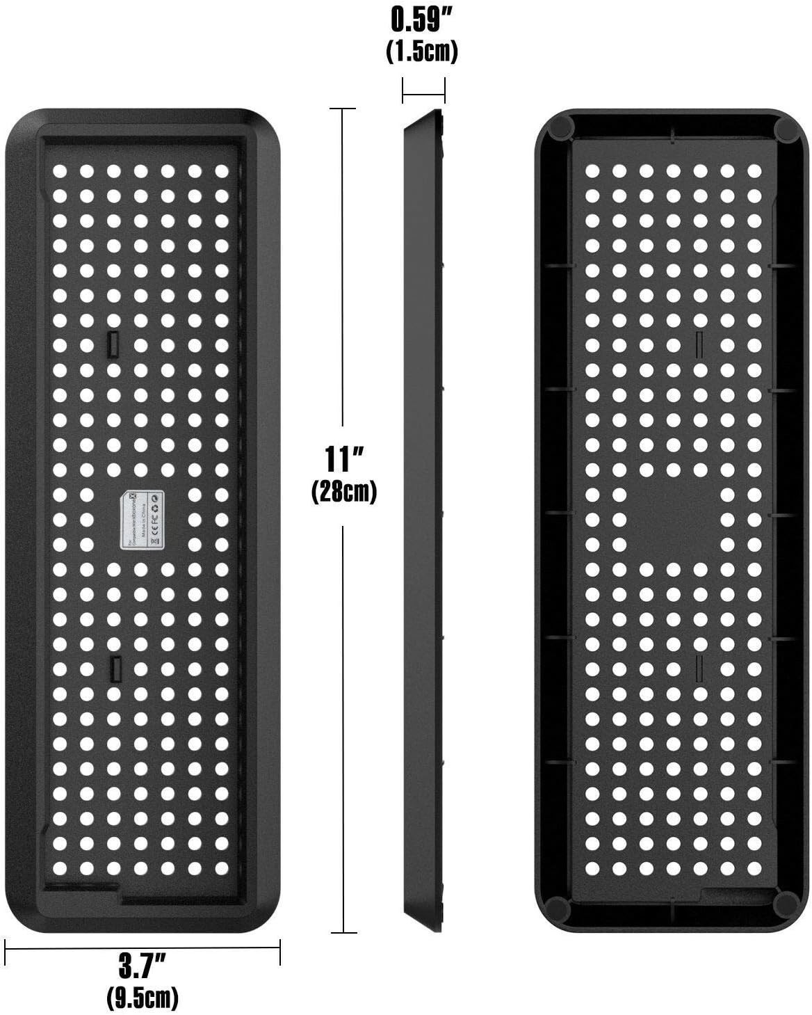 Space-Saving Vertical Cooling Stand for Xbox One X - Rubberized Finish