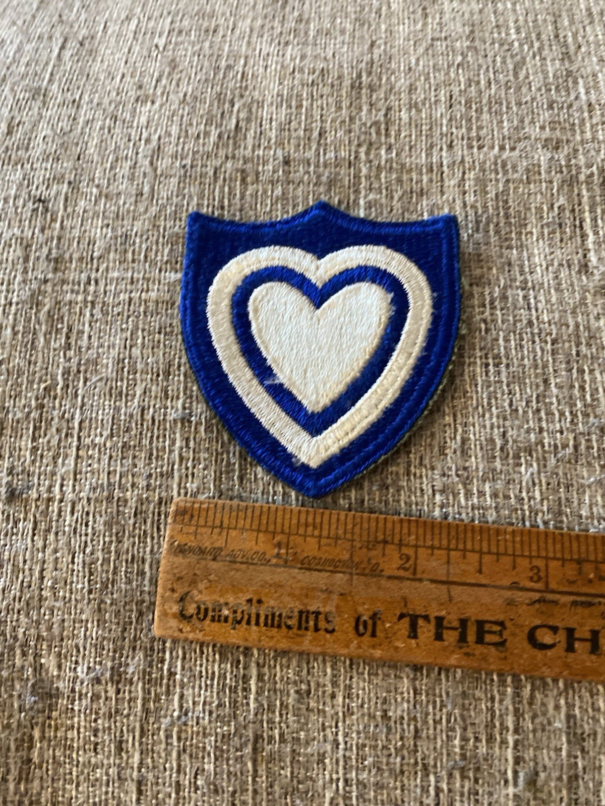 US Army 24th Corps Patch White Heart INV12429